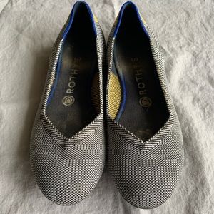 Rothy’s Flats with Yellow Detail on Back